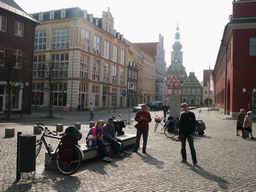 В центре Greifswald'а. На фото /67.22, /67, Лев Мальцев, /67.8