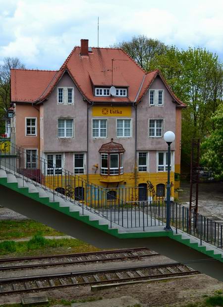 Ustka. Железнодорожная станция.