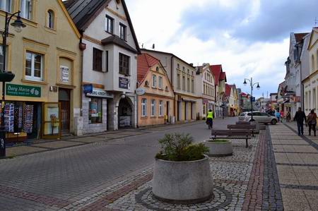 Ustka. Городская улица.