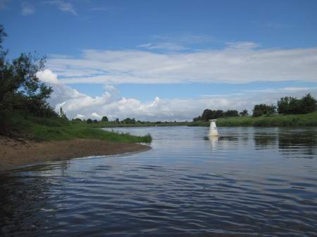 Первая остановка водной группы в Островном