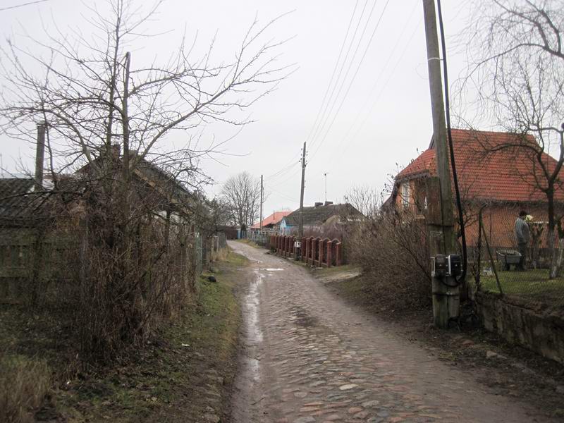Брусчатая улица в Ушаково