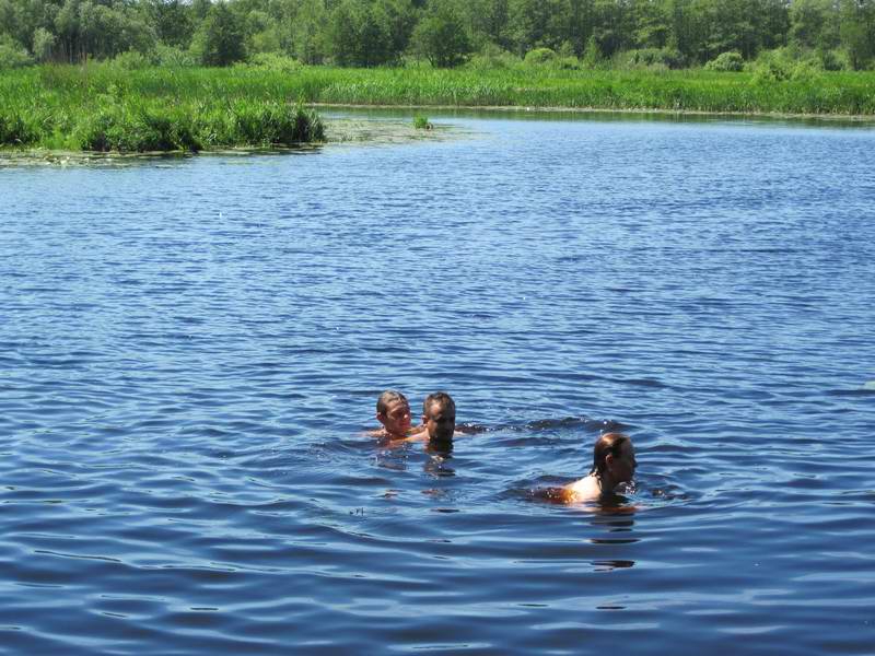 Купальная остановка в Дюнном