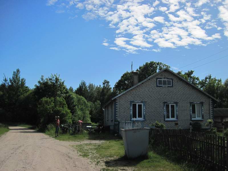 Остановка у дома в Хрустальном