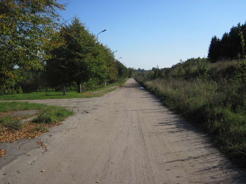 Улица Железнодорожная в Новомосковском