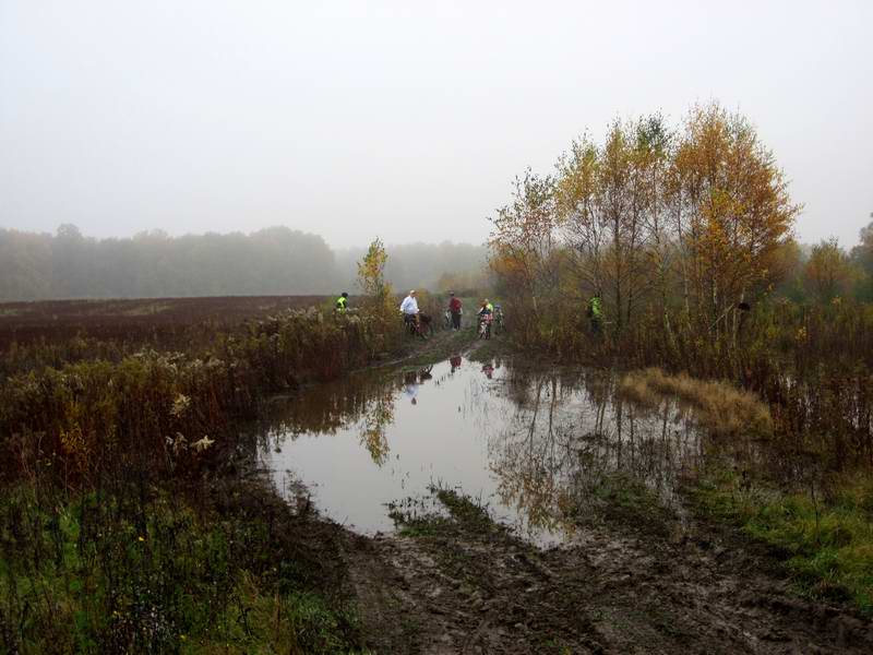 Огромная лужа