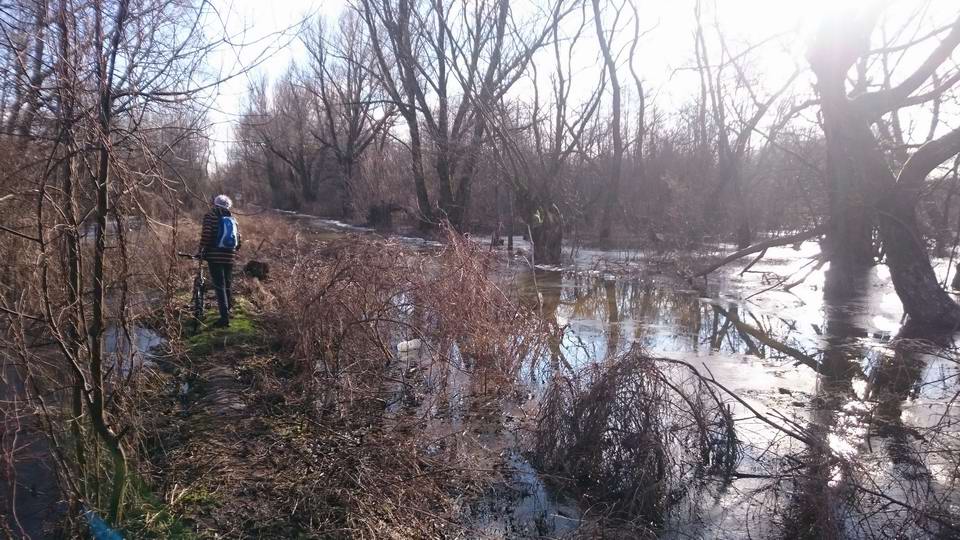 Александр Журавлев идет практически по воде, как святой, )))