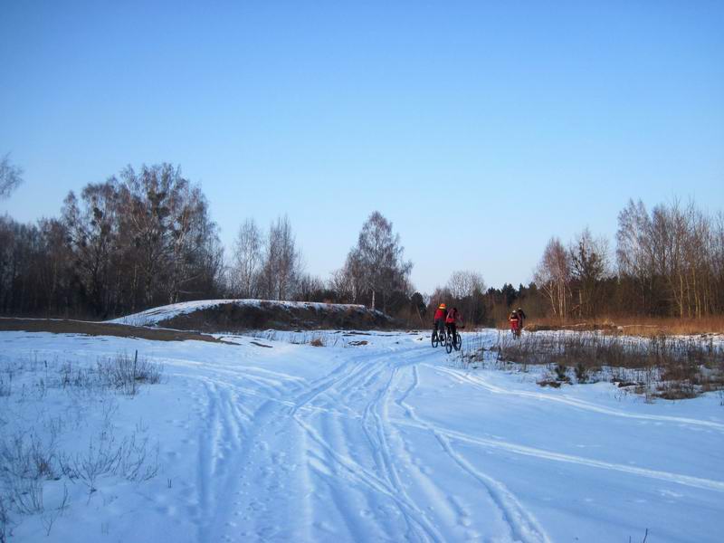 Мототрасса в лесу