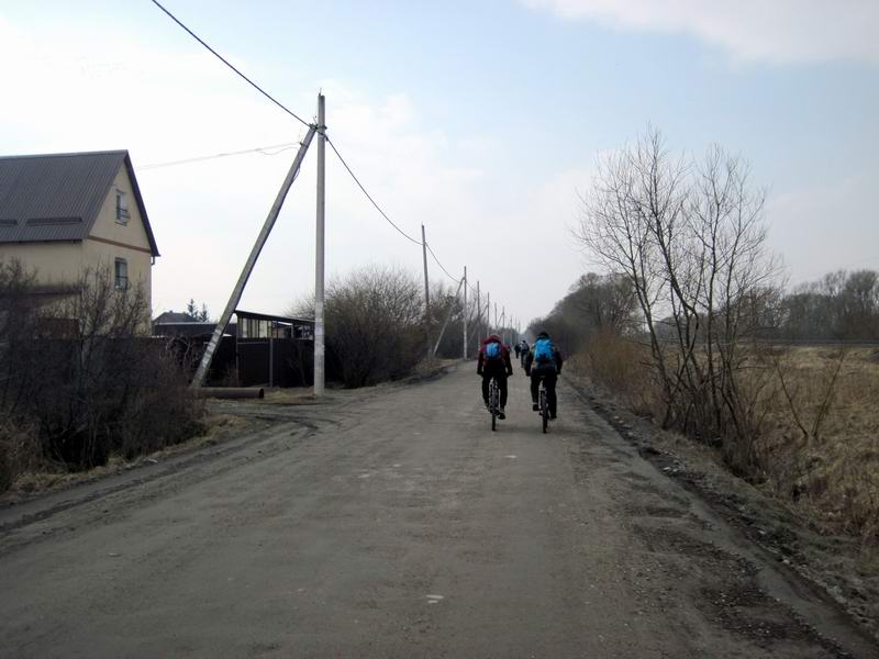 Дорога через СНТ Голубево