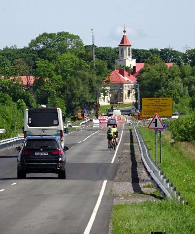 При въезде в Большаково.