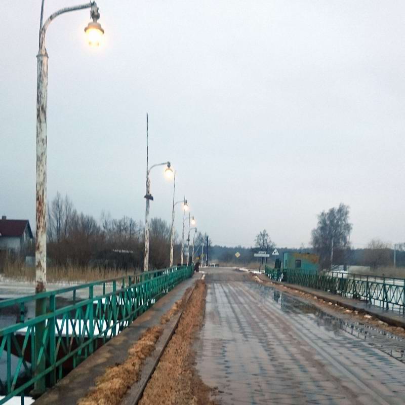 Понтонный мост в Головкино
