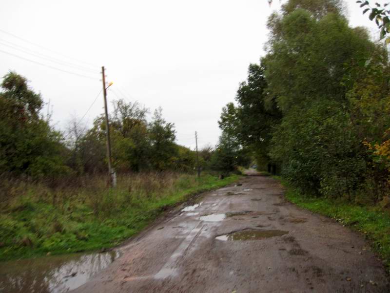 Въезд в посёлок Чайковское