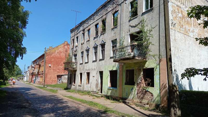 Старые немецкие дома в Ясном