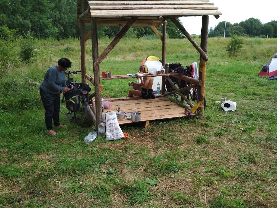 Место ночёвки близ Токаревского моста