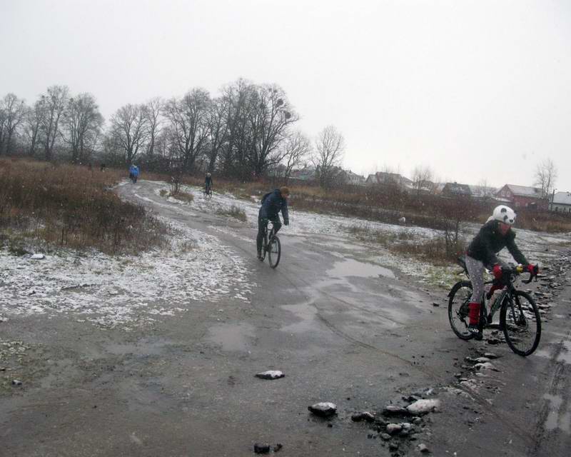 Въезжаем в Новое Голубево.