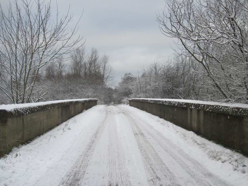 Мост через бывшую железную дорогу в Приморье