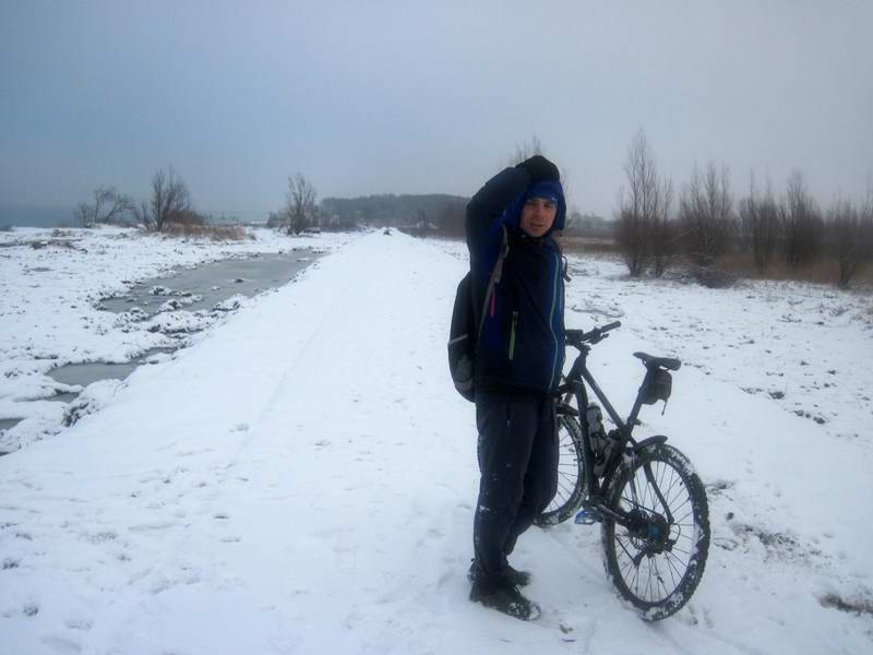 Алексей Новосёлов на велодорожке