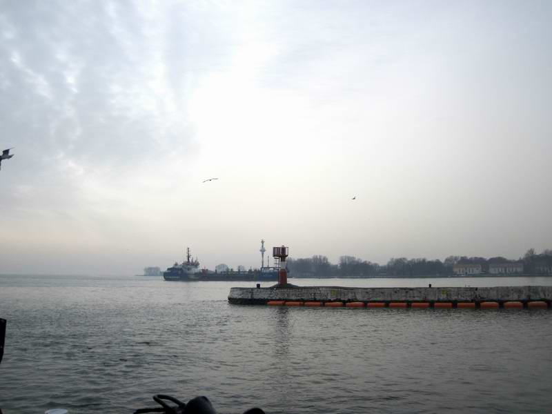 Вид с парома на Калининградский Морской канал