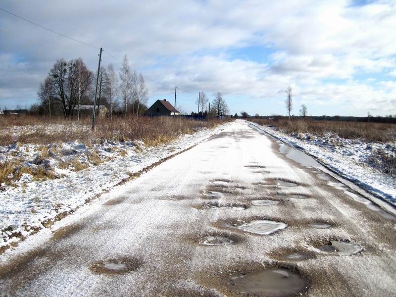 Всё промёрзло и не пачкается