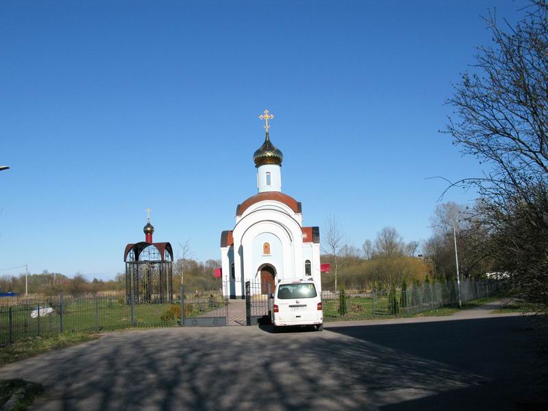 Проезжаем храм Св.Ксении в Люблино.