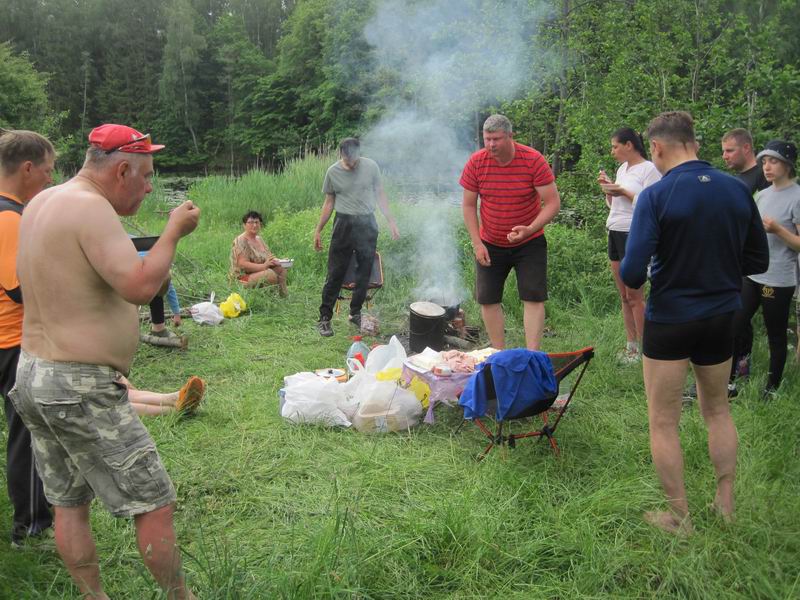 Завтрак в лагере