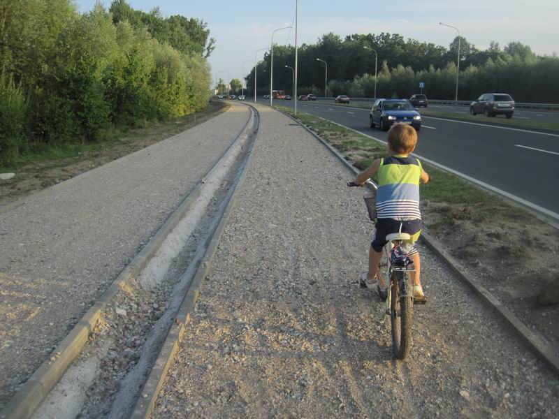 Велодорожка без асфальта