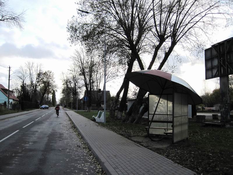 Прикольная остановка в Краснознаменске