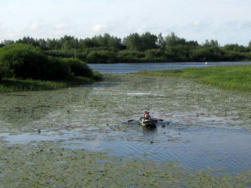 А вот и наши лодочники