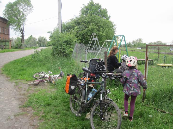 Финиш на детской площадке в Светлом