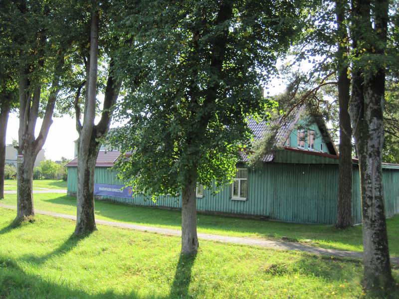 Дом в Сосновке с предвыборной агитацией