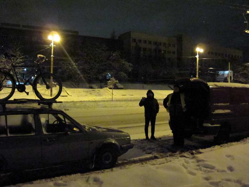 Собираемся утром в Калининграде на Московском проспекте