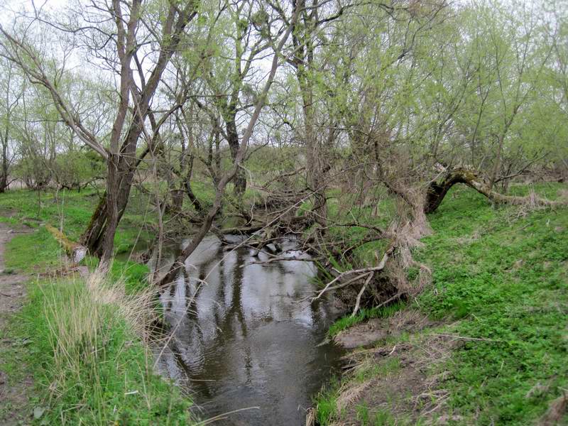 Пересекаем речку Майскую