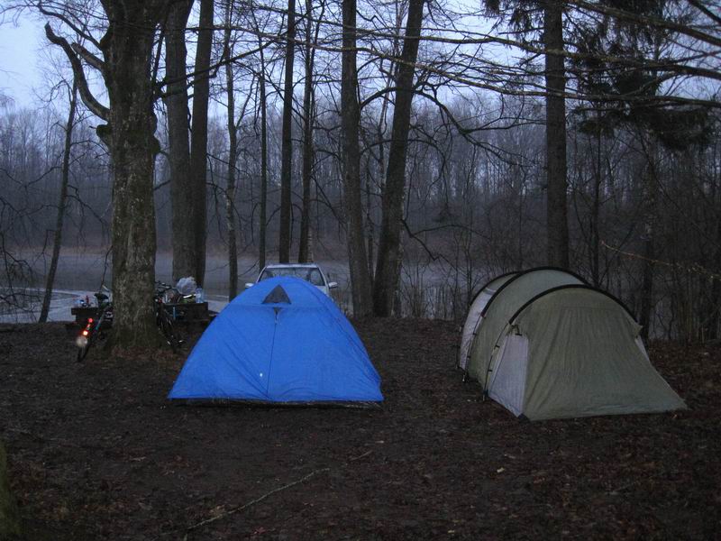 Наш лагерь утром