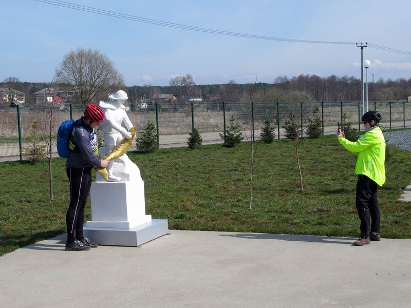 Остановка в парке миниатюр в Береговом.