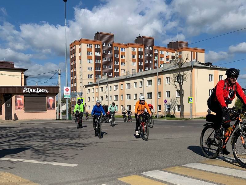 В Гурьевске на ул. Строительной.