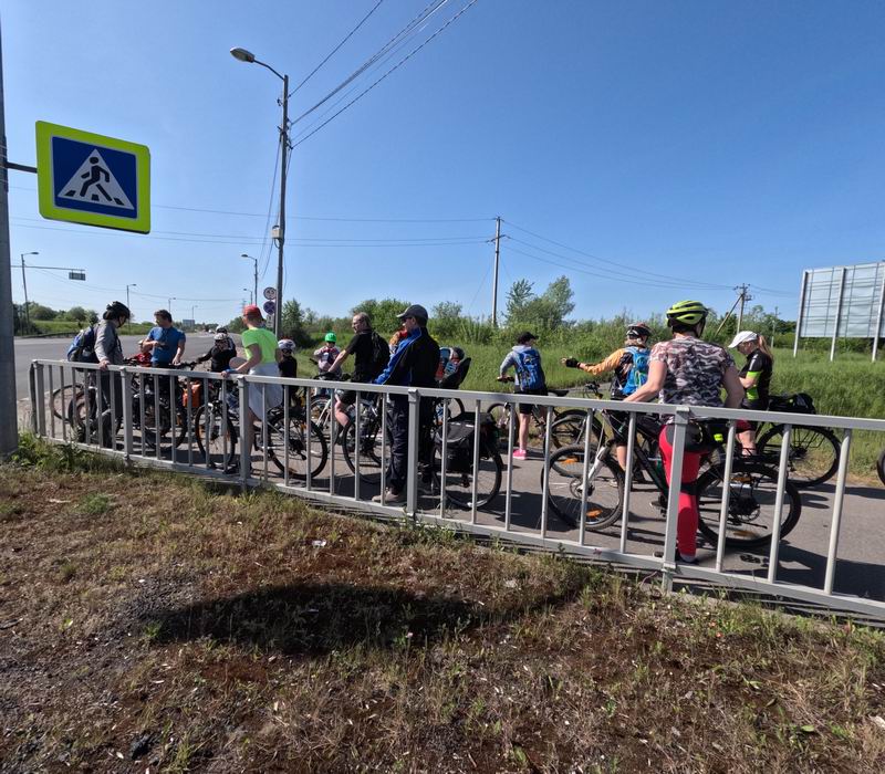 Переходим Южный обход по пешеходному переходу