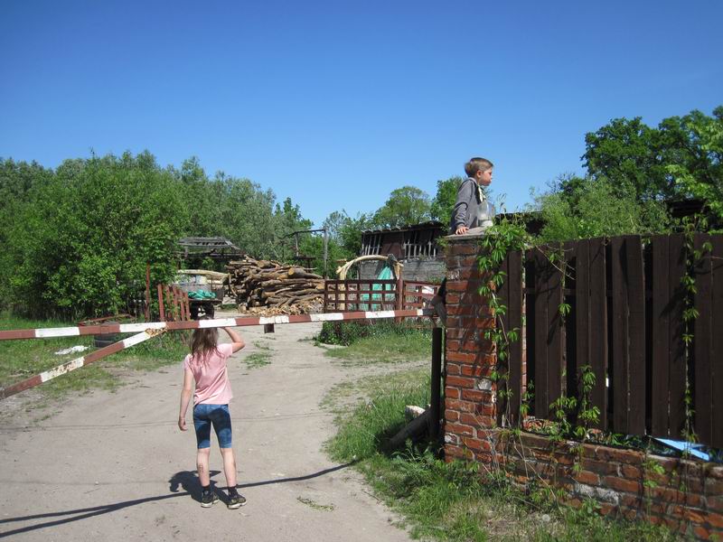 Дети изучают имение графини