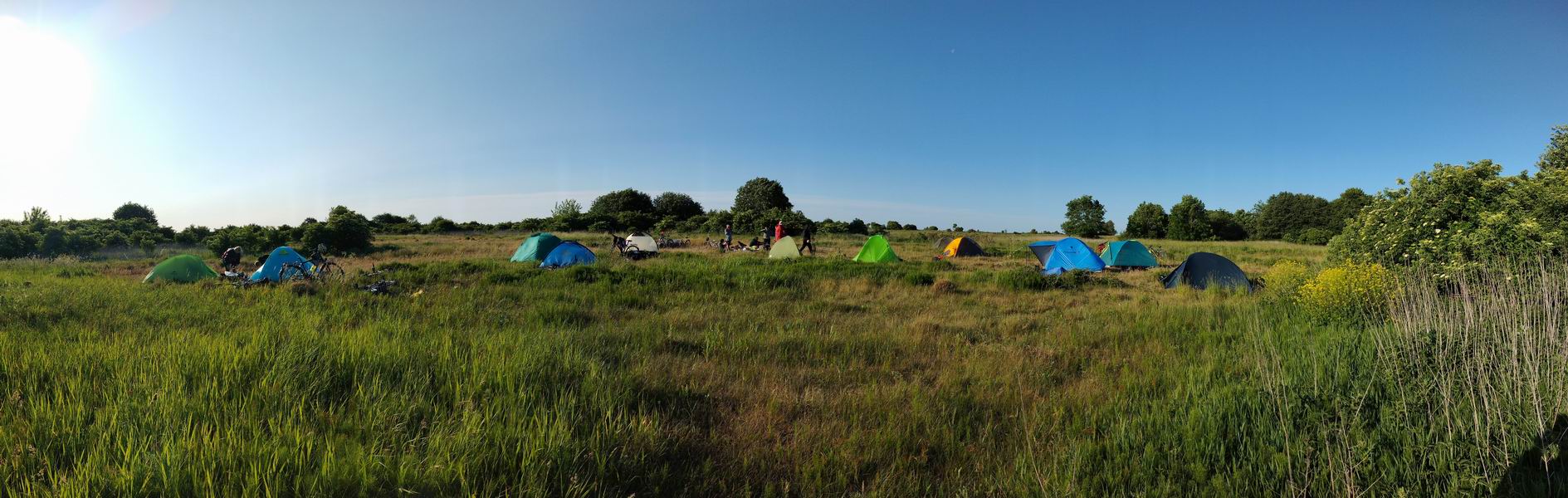 Панорама места первой ночёвки