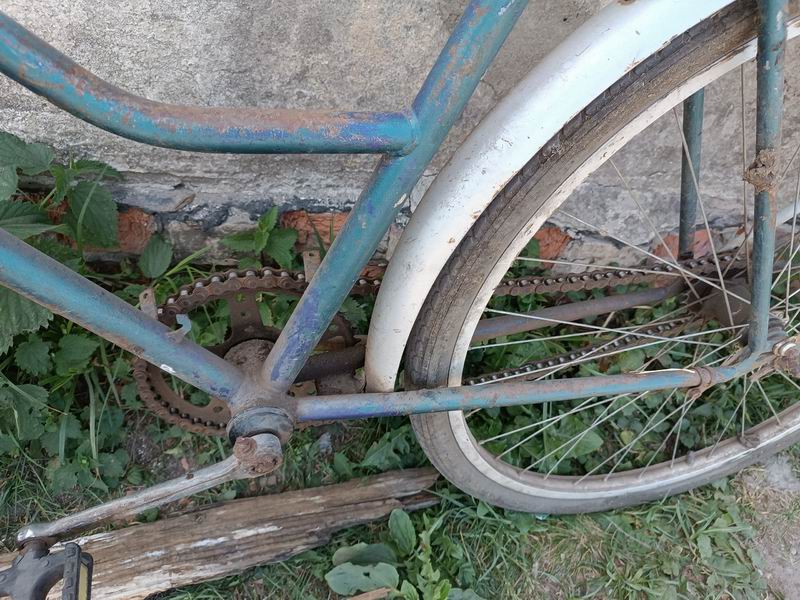 У местного очень толстая цепь