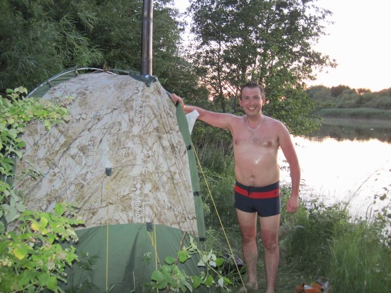 Походная баня от Кузьмича