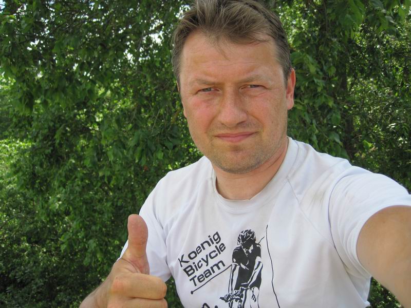 Селфи Сергея Мезенов на колокольне кирхи