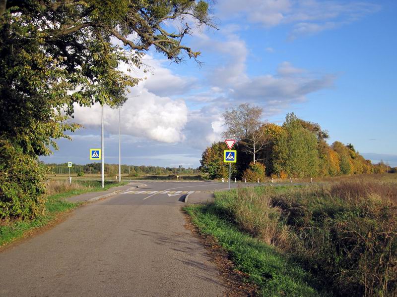 Выезд на Полесскую трассу