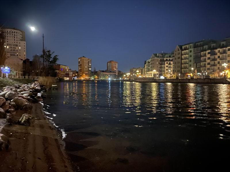 Вот тут набрали воду из Преголи