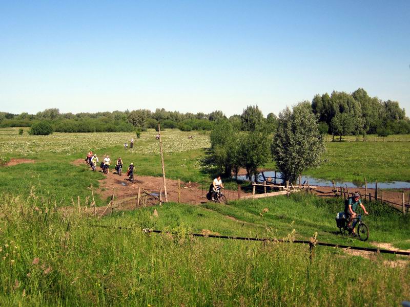 Велогруппа начала движение