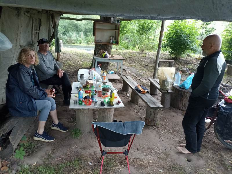 Отдых после купания