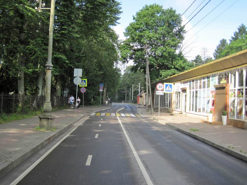 Велодорожка в Светлогорске