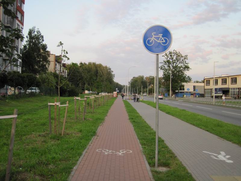 Велодорожка в Чкаловске