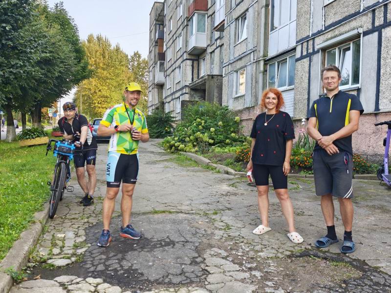 Заехали в гости к Ольге Грикшайте