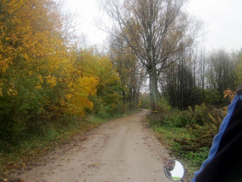 Наша дорога после пересечения трассы А-216