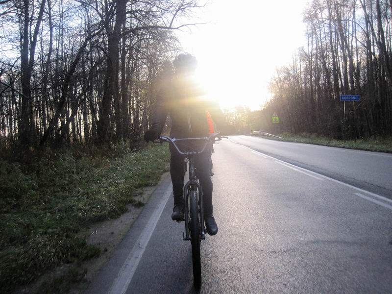 Проезжаем Боброво