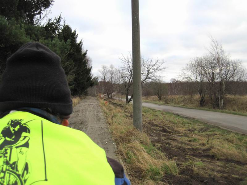 Едем по новому участку велодорожки в Прислово